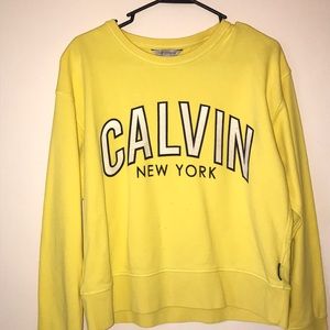 Yellow Calvin Klein New York Jumper